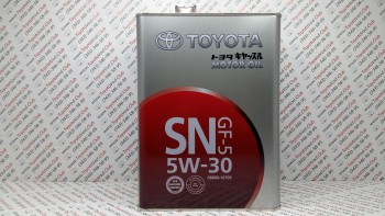 Масло моторное Toyota 5w30 SN 4л (Toyota) - Автомаркет Тойотавод-Продажа Запчастей Тойота в Екатеринбурге